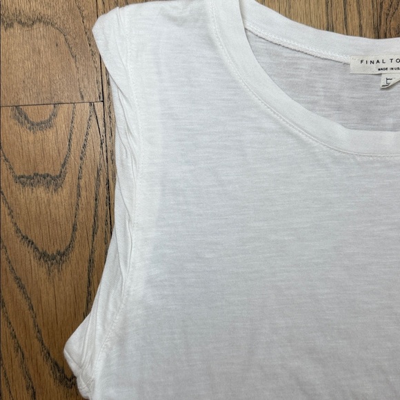 Final Touch Women’s White Sleeveless Slub Tank Top Size X-Small - Picture 4 of 8